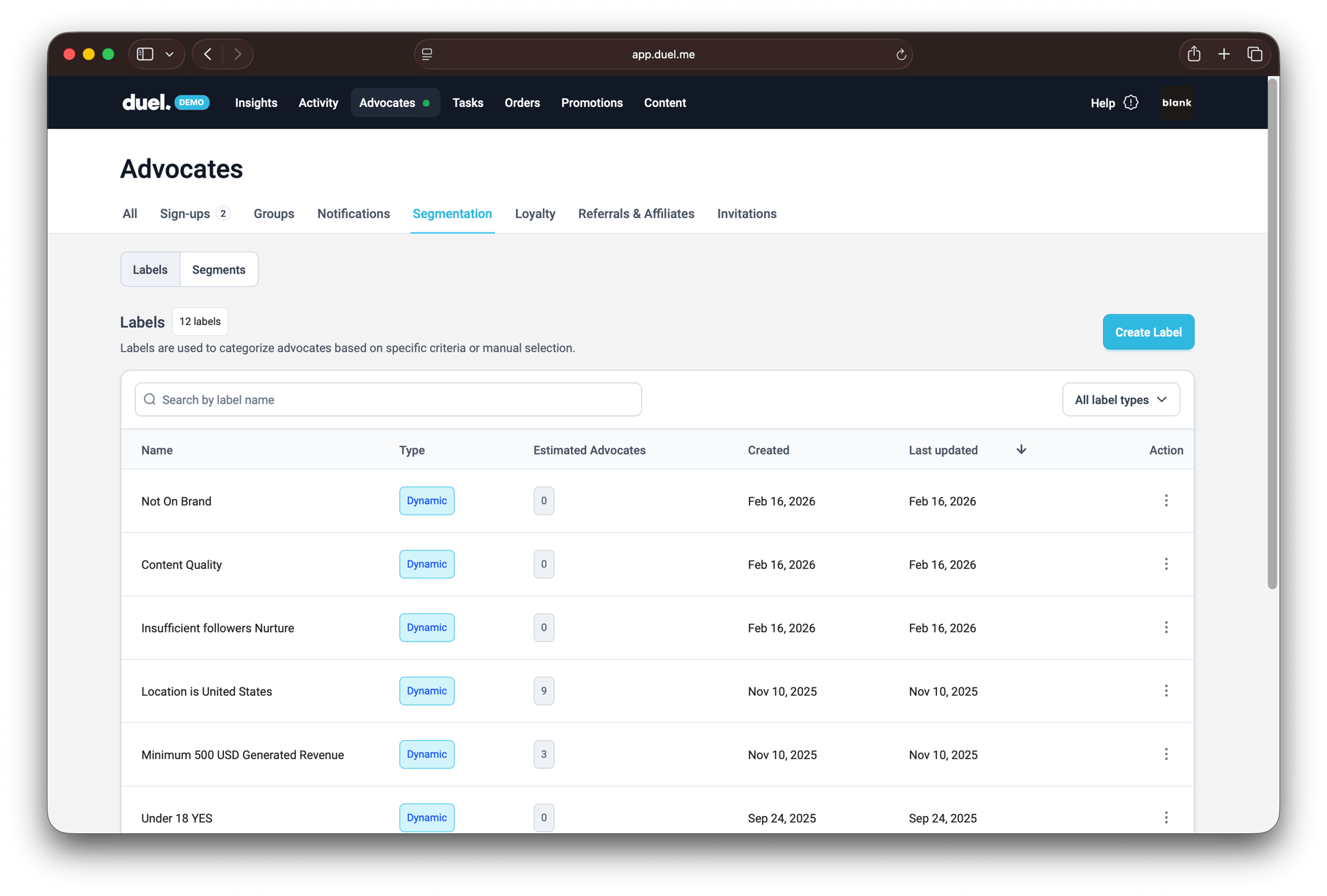 Dynamic Labels 2.0 - May 2025
