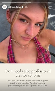 Astrid and Miyu story: Do I need to be a professional creator to join?