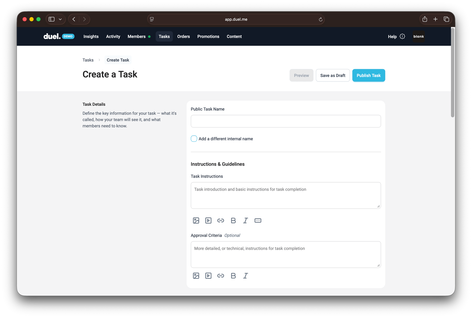 Task Creation Experience Redesign – February 2026